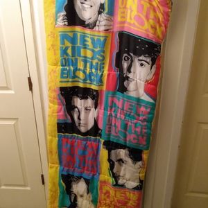 Vintage New Kids on the Block Sleeping Bag/Duffel